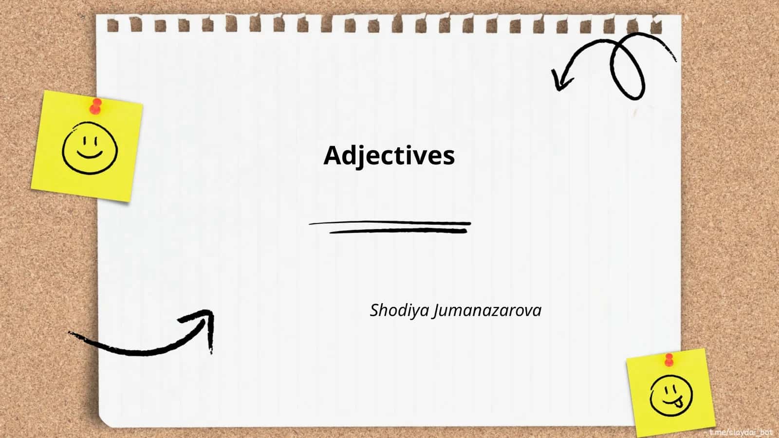Adjectives