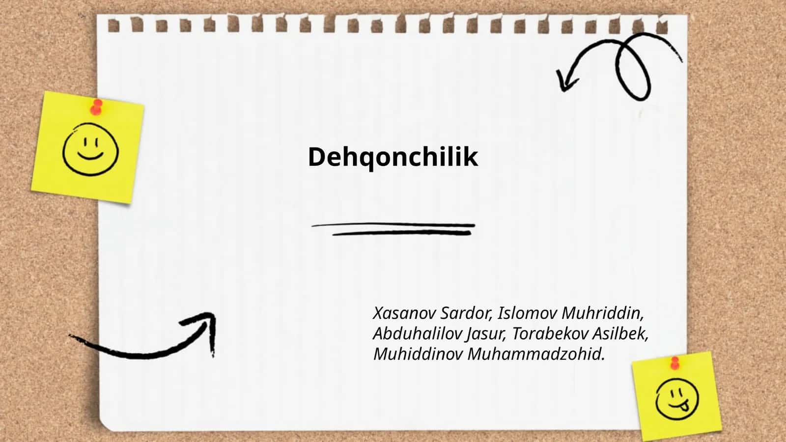 Dehqonchilik