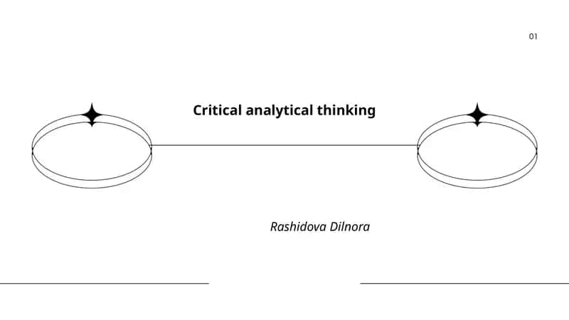 Critical analytical thinking