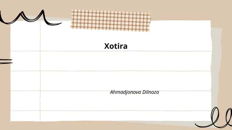 Xotira
