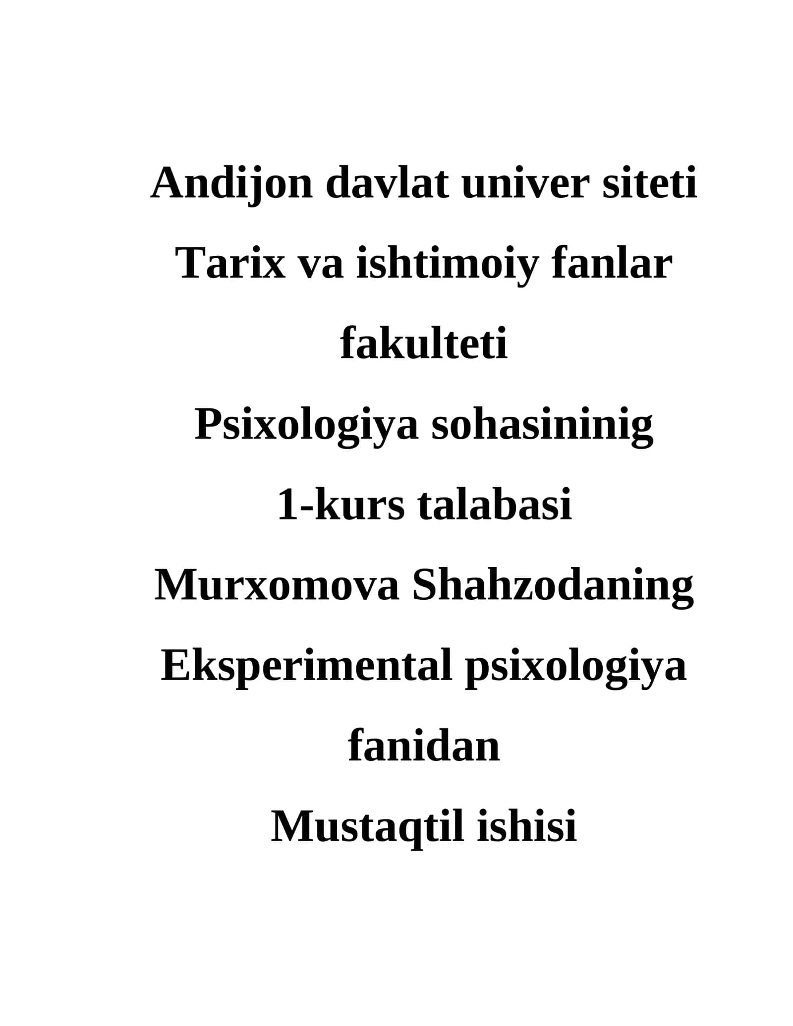 Kasbiy faoliyat diagnostikasi