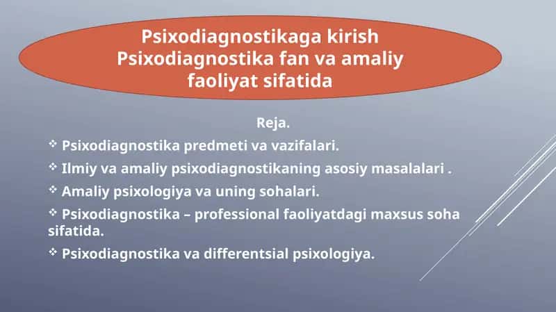 Psixodiagnostika