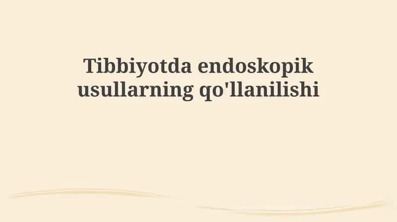Endoskopiya