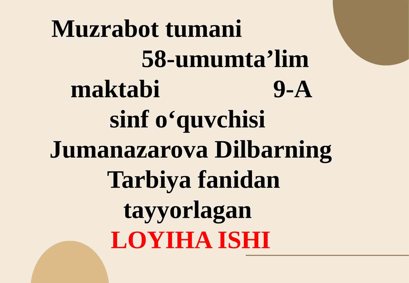 Bilimga asoslangan jamiyatda muvaffaqiyat qozonish