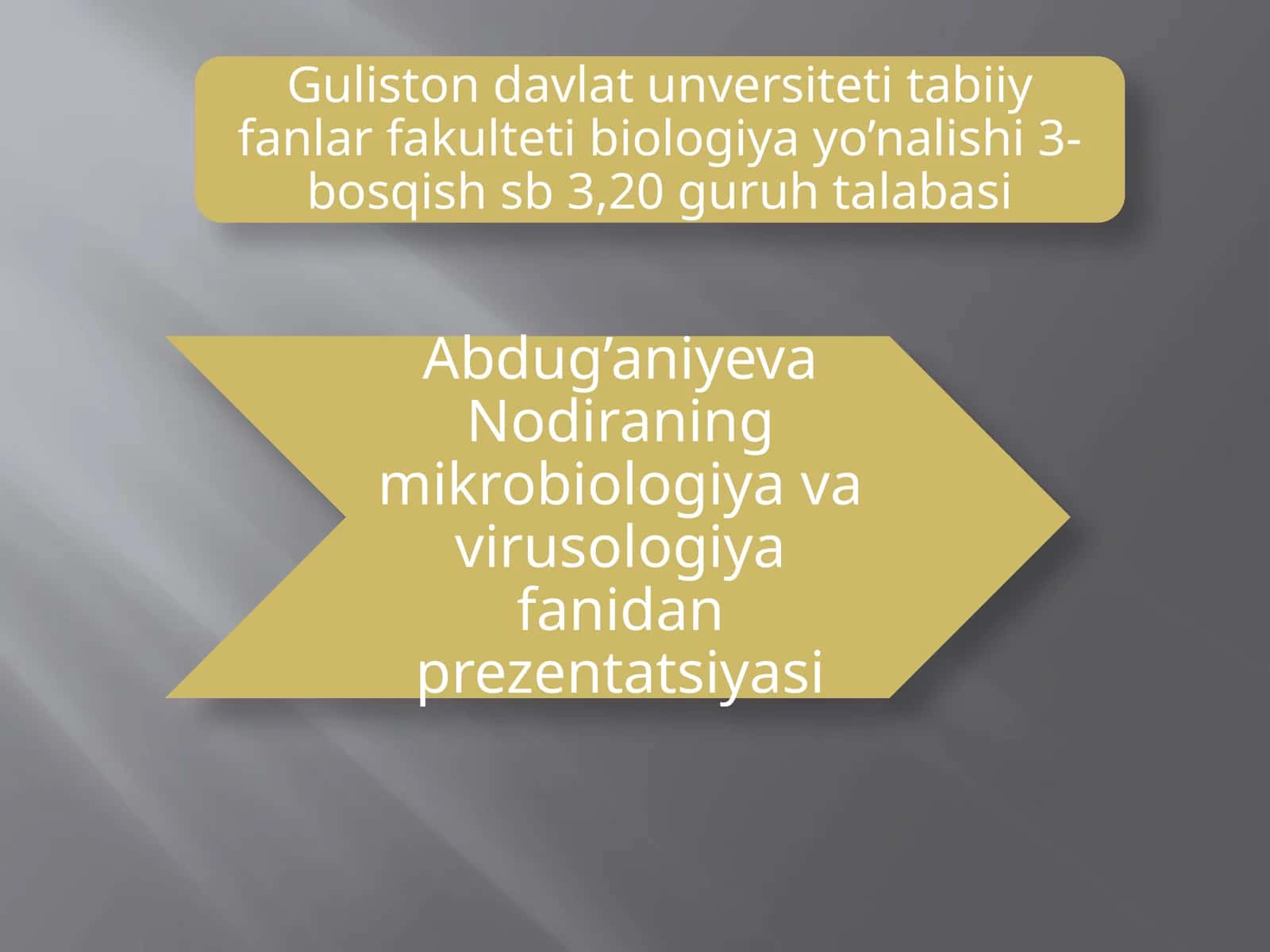 ВИРУСЛАРНИНГ КЛАССИФИКАЦИЯСИ