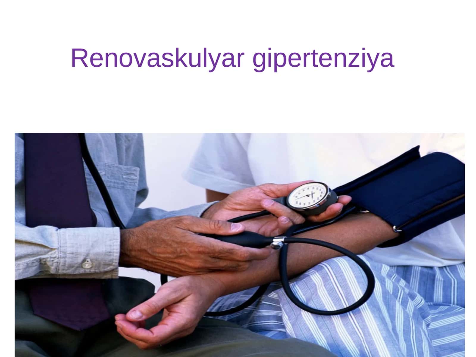 Renovaskulyar gipertenziya
