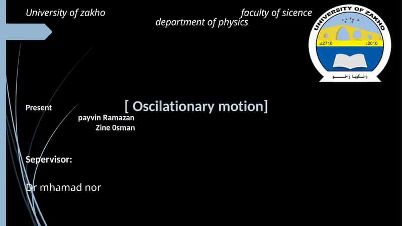 Oscilatory Motion