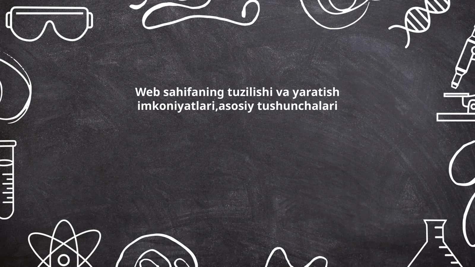 HTML asoslari
