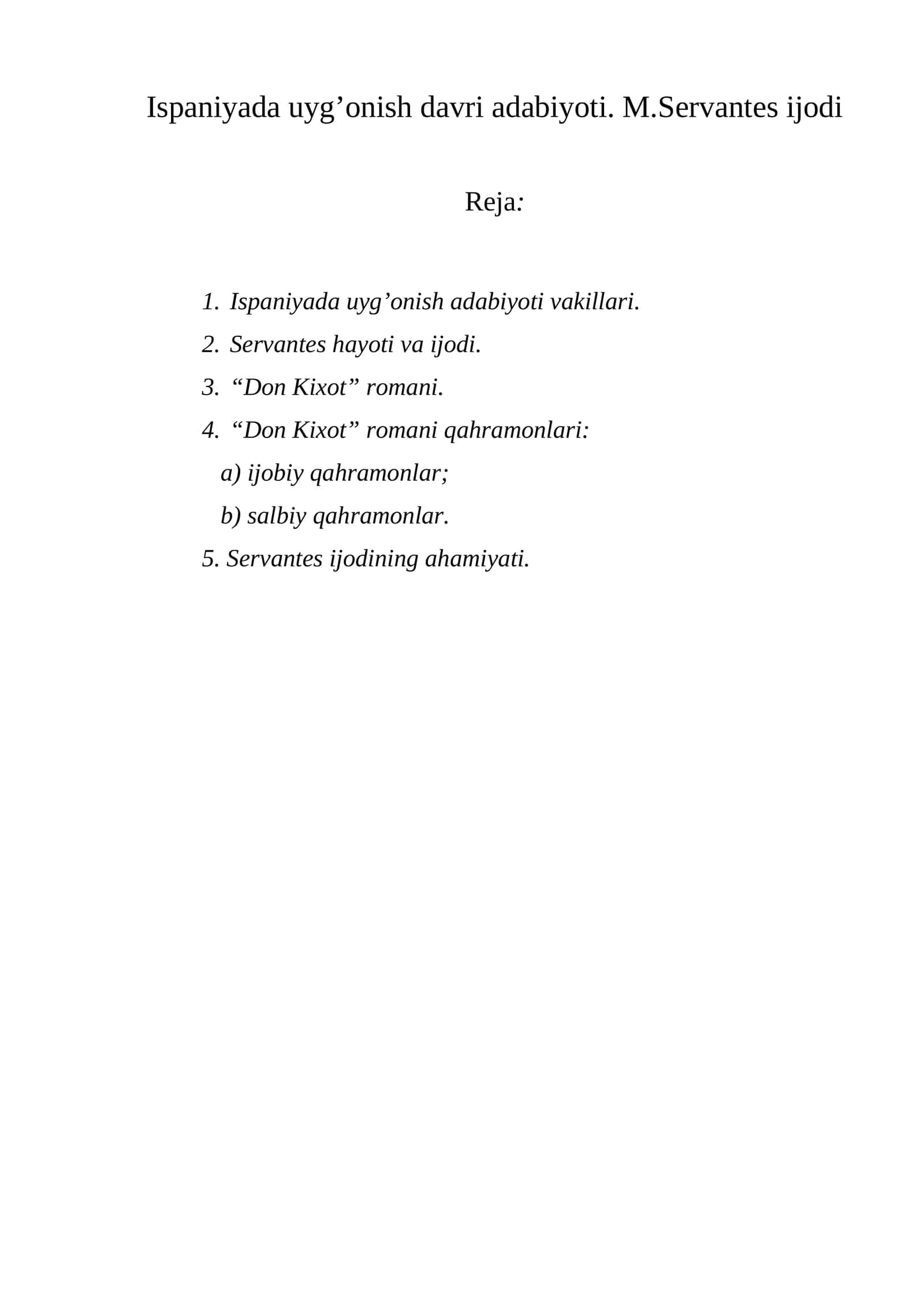 Islomga qadar yaratilgan adabiyot