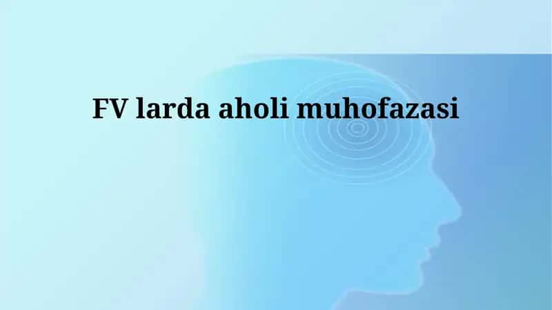 Aholini muhofaza qilish