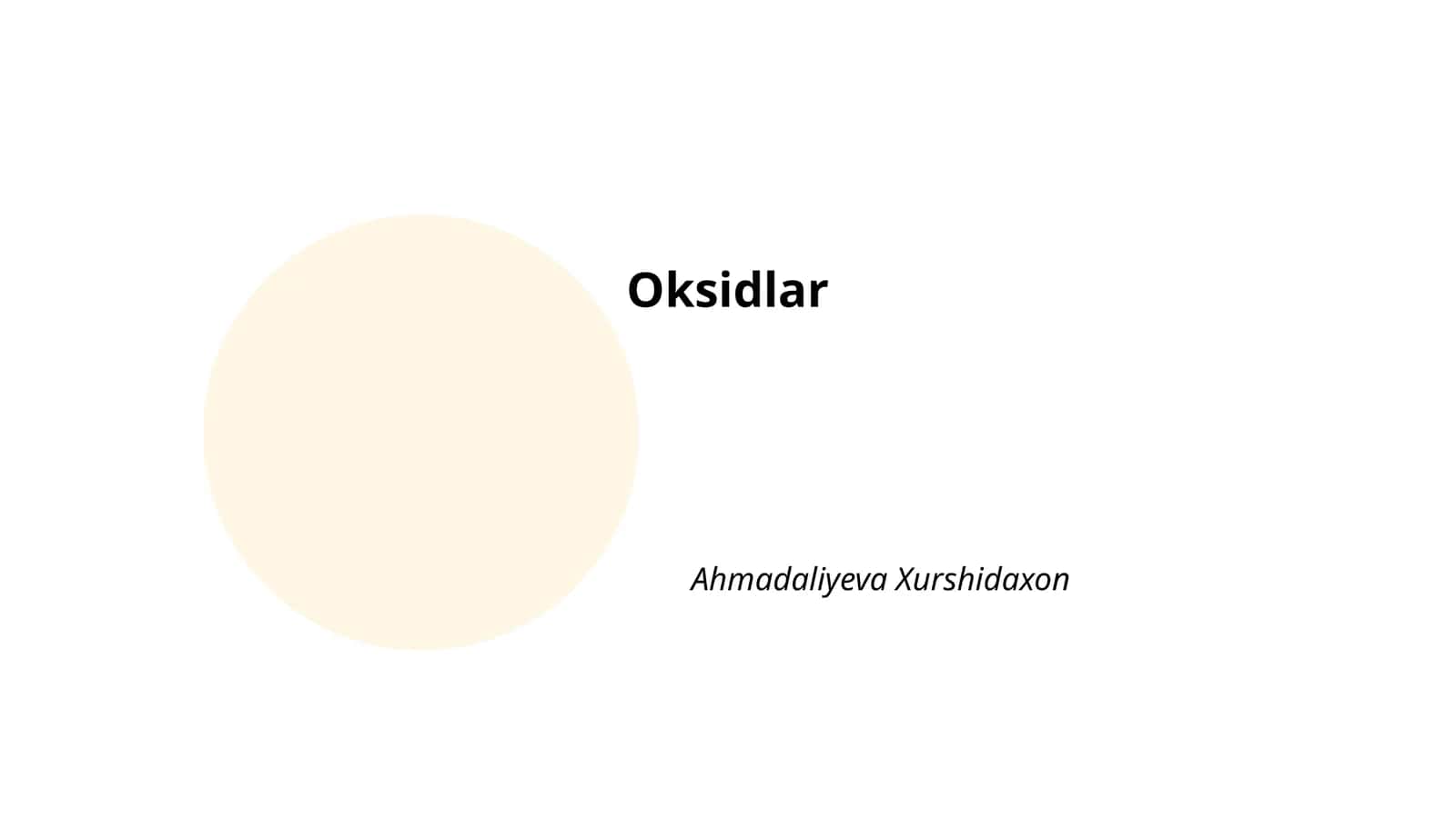 Oksidlar