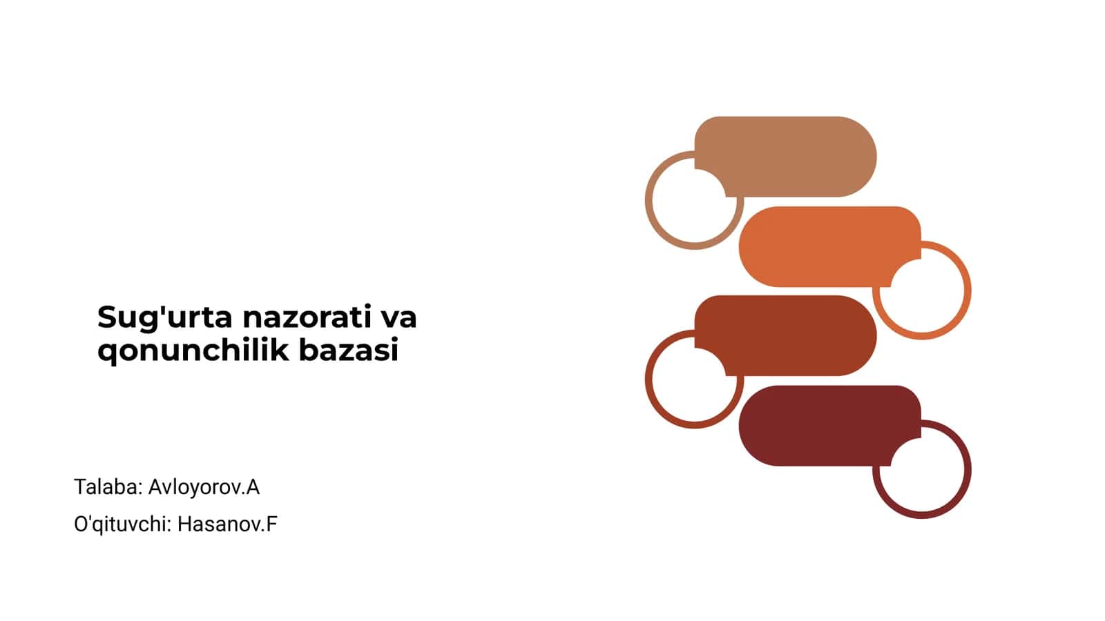 Sug'urta nazorati va qonunchilik bazasi