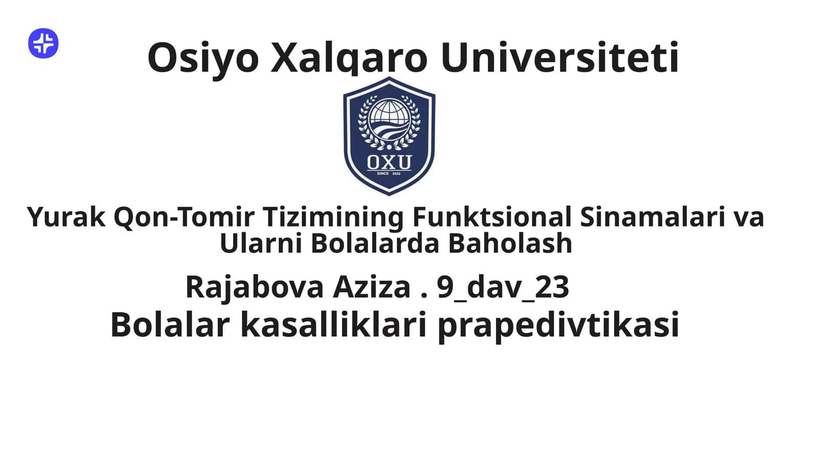 Bolalar kasalliklariprapedivtikasi