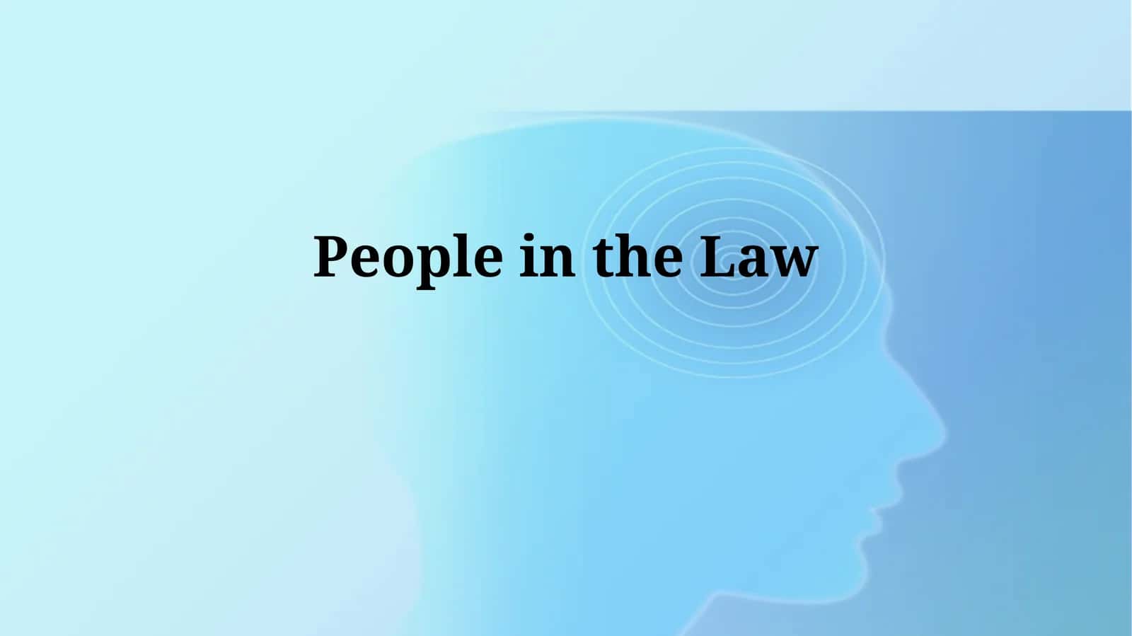 People in the Law