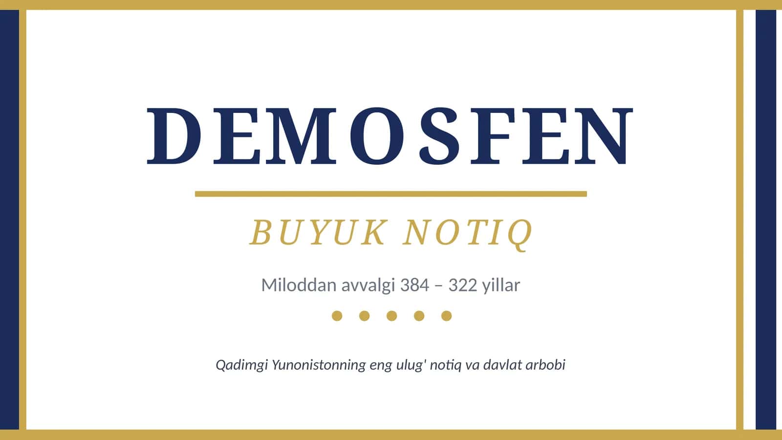 DEMOSFEN BUYUK NOTIQ