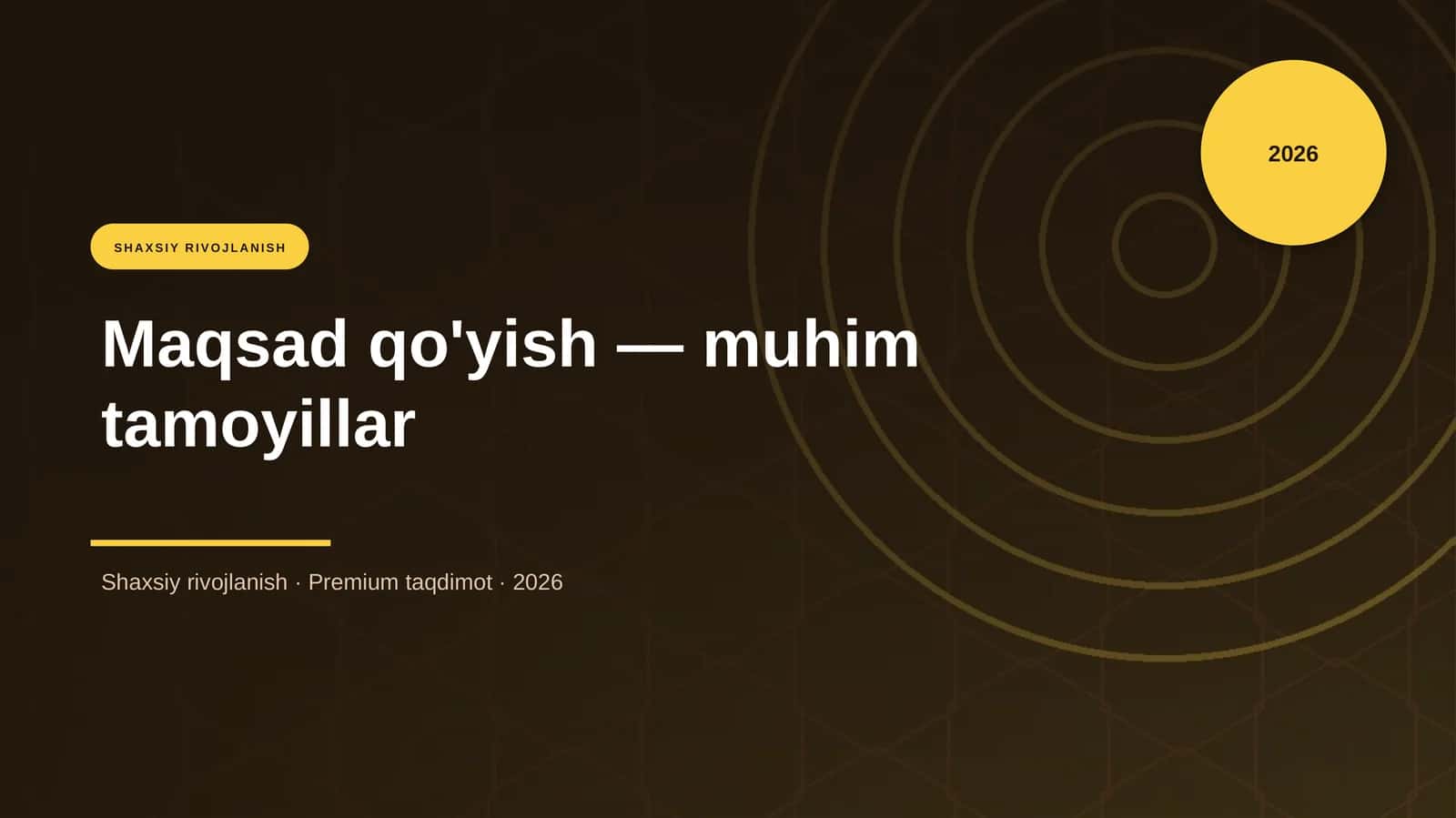 Shaxsiy rivojlanish