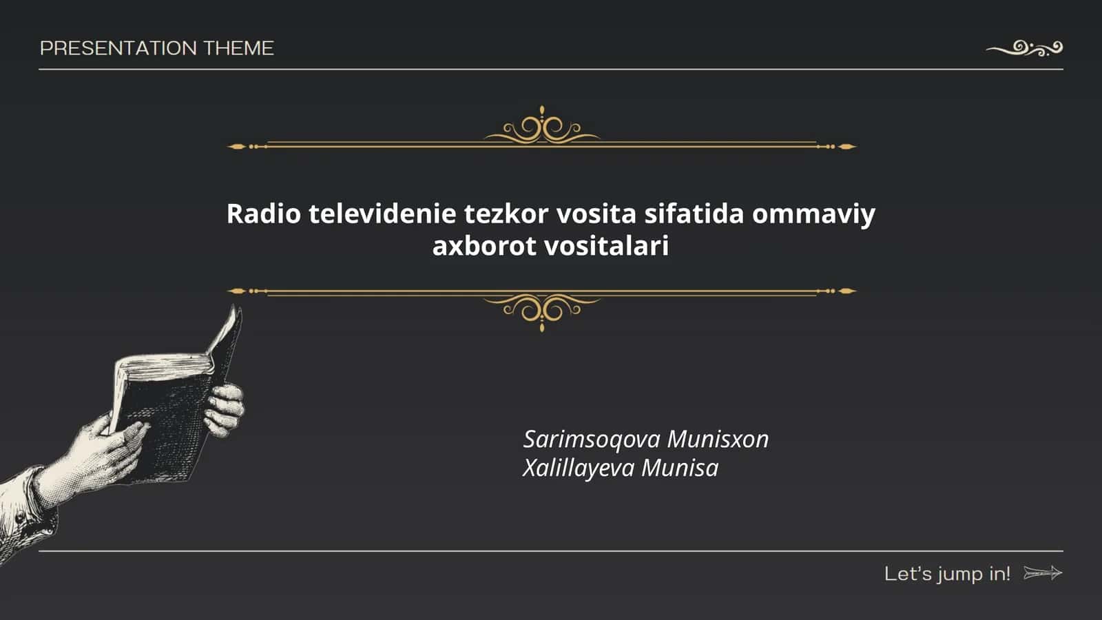 Radio televidenie tezkor vosita sifatida ommaviy axborot vositalari