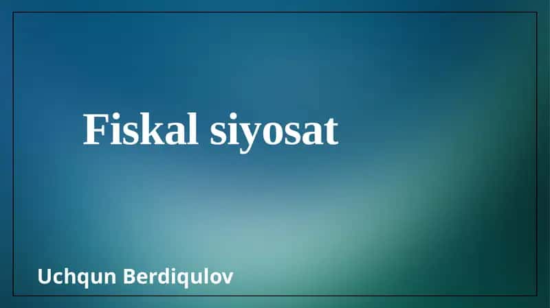 Fiskalsiyosat