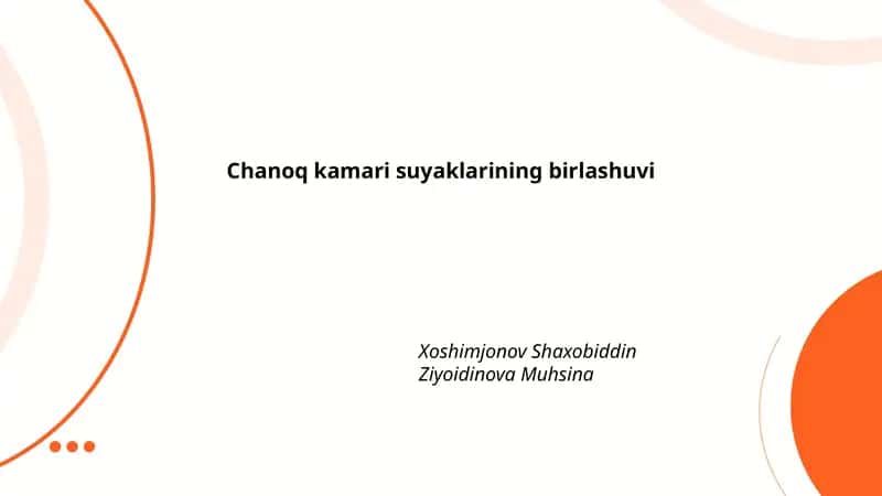 Chanoq kamari suyaklarining birlashuvi