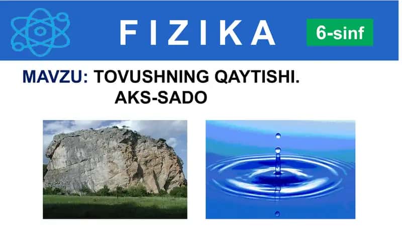 Tovushning Qaytishi. Aks-sado