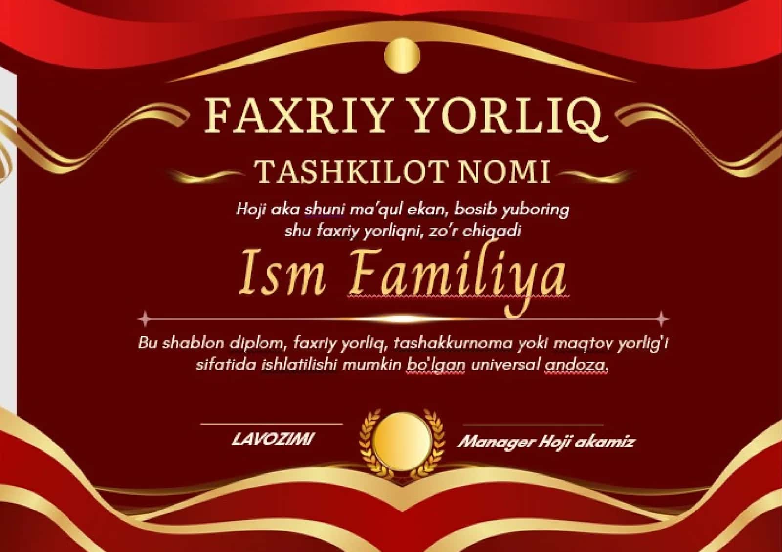 FAXRIY YORLIQ