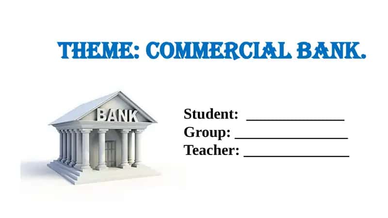 Overview of Commercial Banks