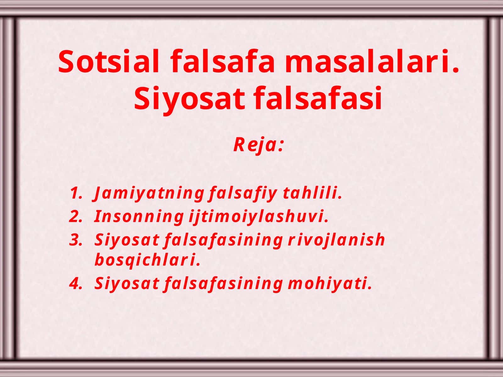 Siyosat falsafasi