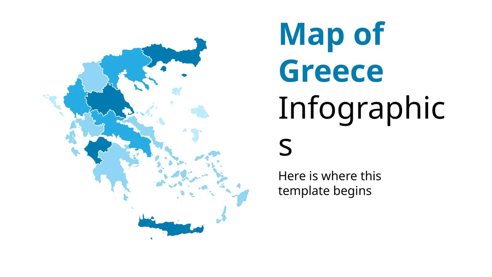 Map of Greece Infographics