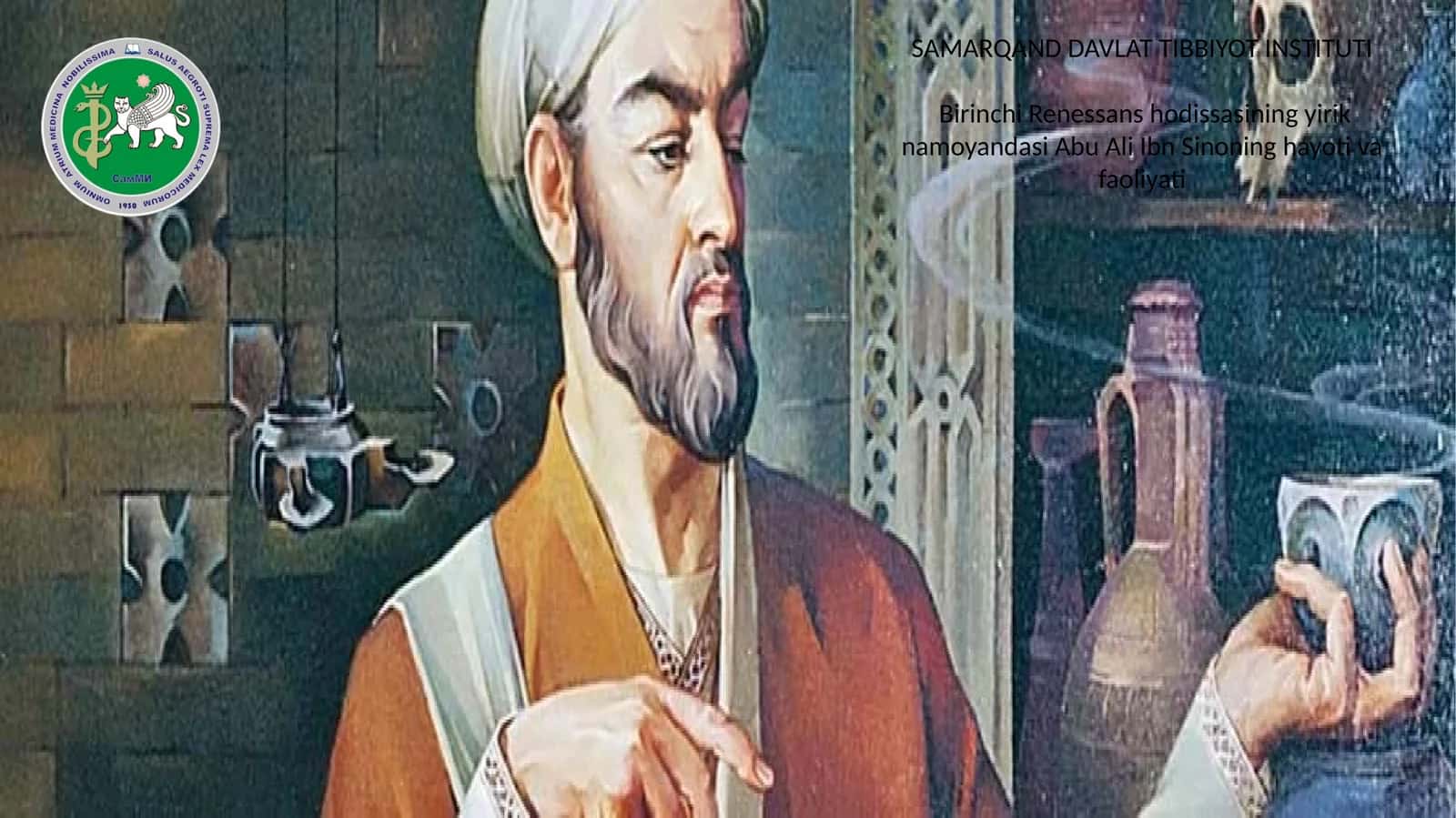 Ibn Sinoning hayoti va faoliyati