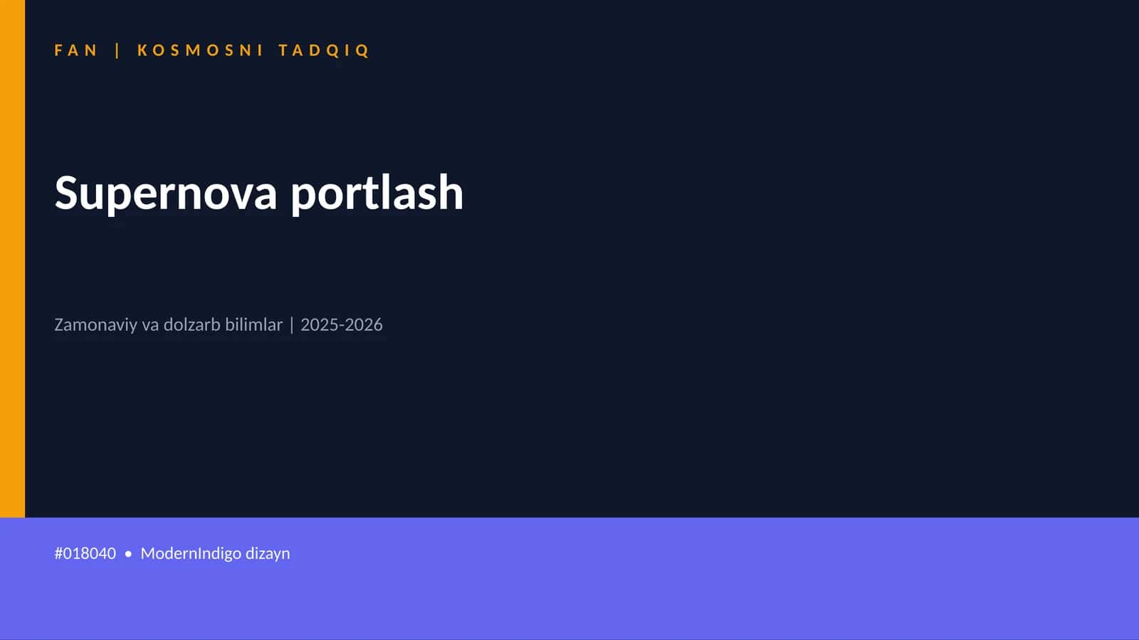 KOSMOSNI TADQIQ