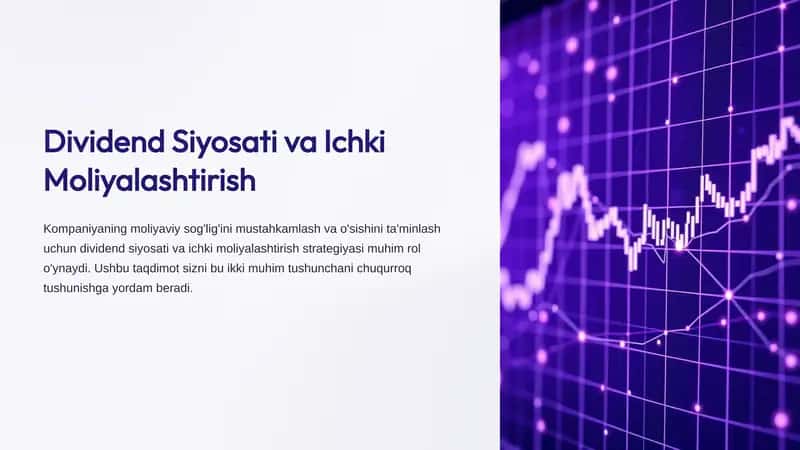 Dividend Siyosati va Ichki Moliyalashtirish