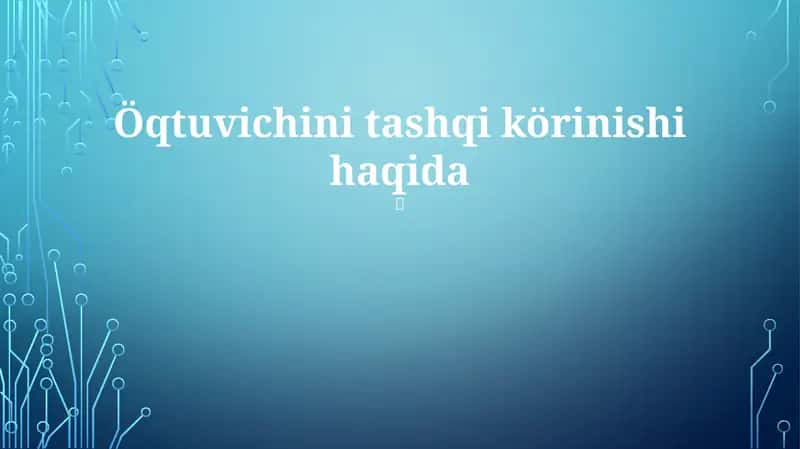 Yer sharoiy tuzilmalari haqida