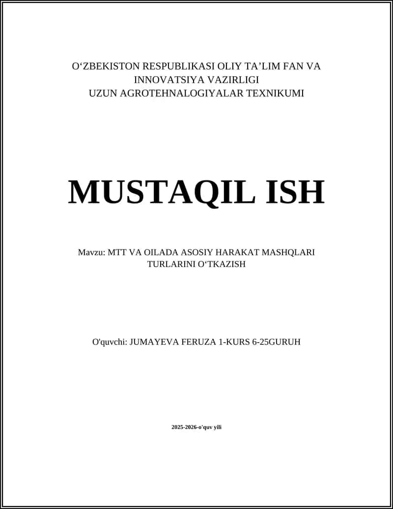 Ertalabki Badan Harakat Mashqlari