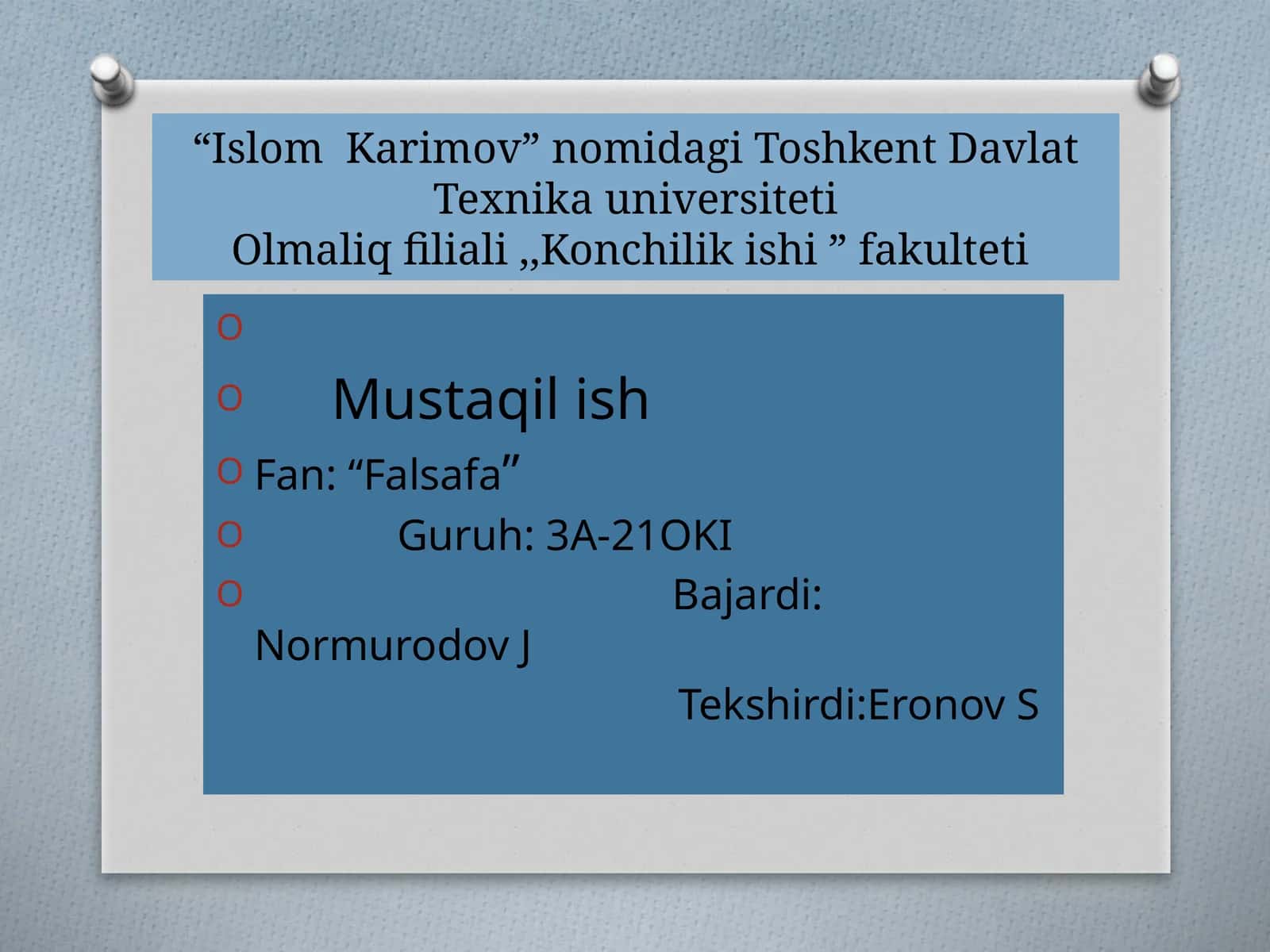 Miqdoro’zgarishlarining sifato’zgarishlarigao’tish qonuni