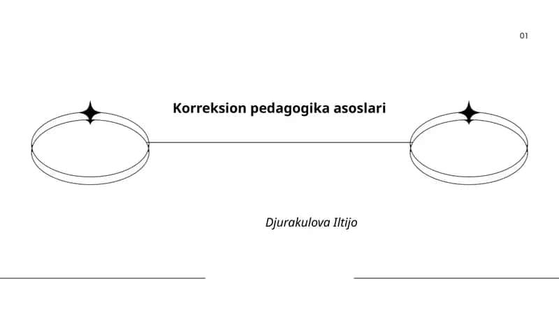 Korreksion pedagogika asoslari