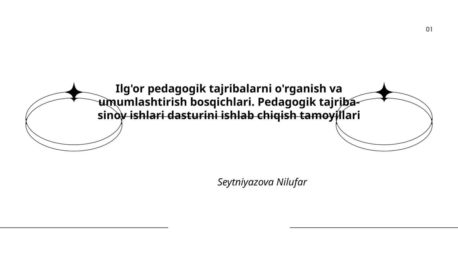 Ilg'or pedagogik tajribalarni aniqlash va tanlash mezonlari