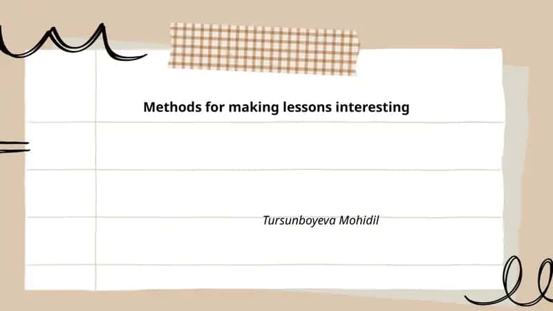 Interactive Learning Techniques