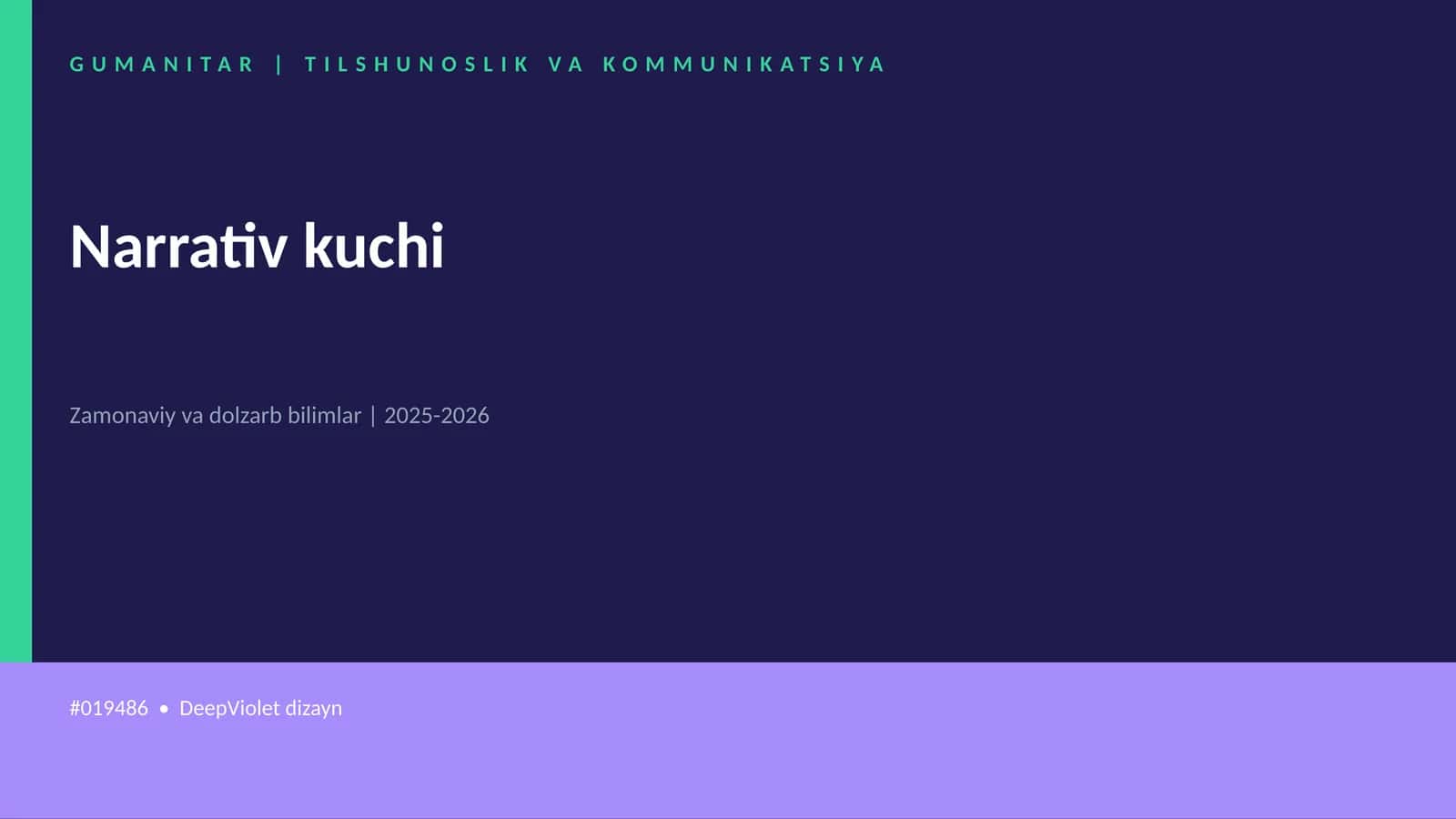 Narrativ kuchi