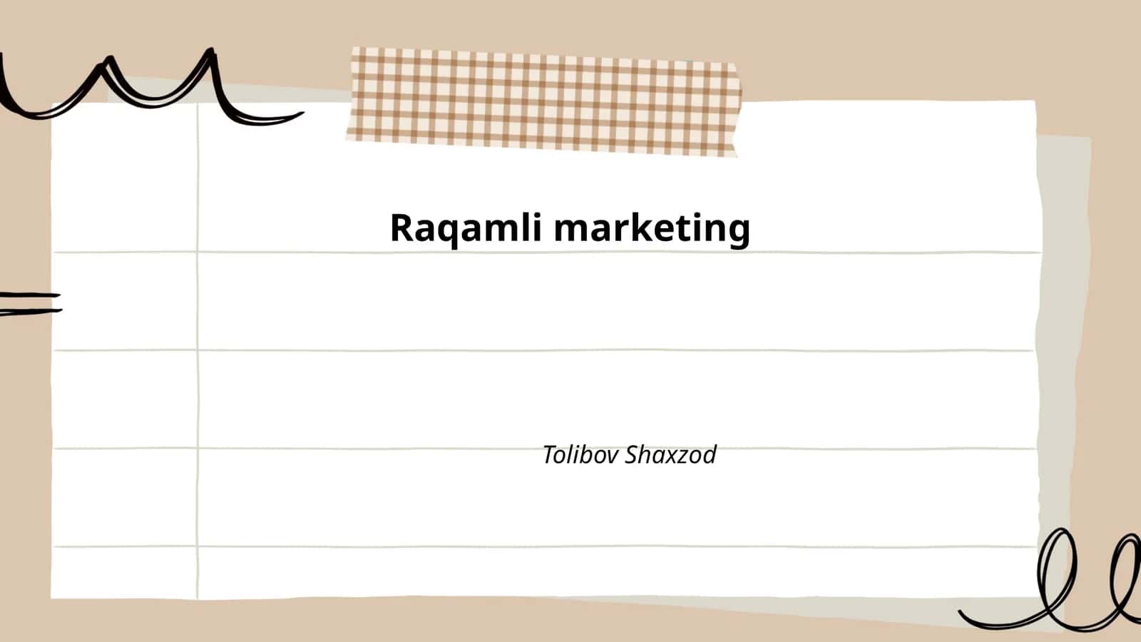 Raqamli marketing