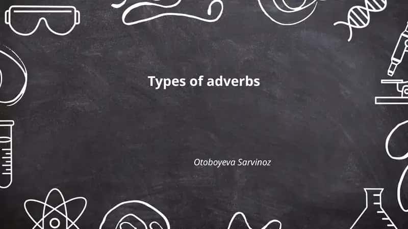 Types of adverbs