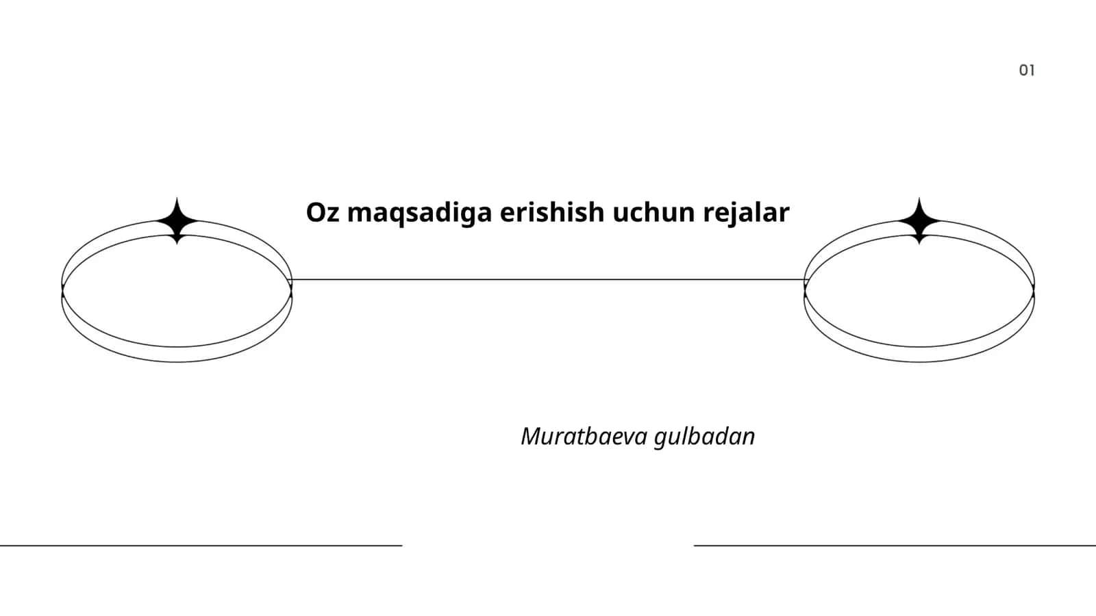 Oz maqsadiga erishish uchun rejalar