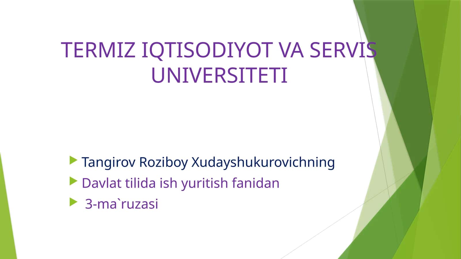 Rasmiy uslub va uning umumiy xususiyatlari