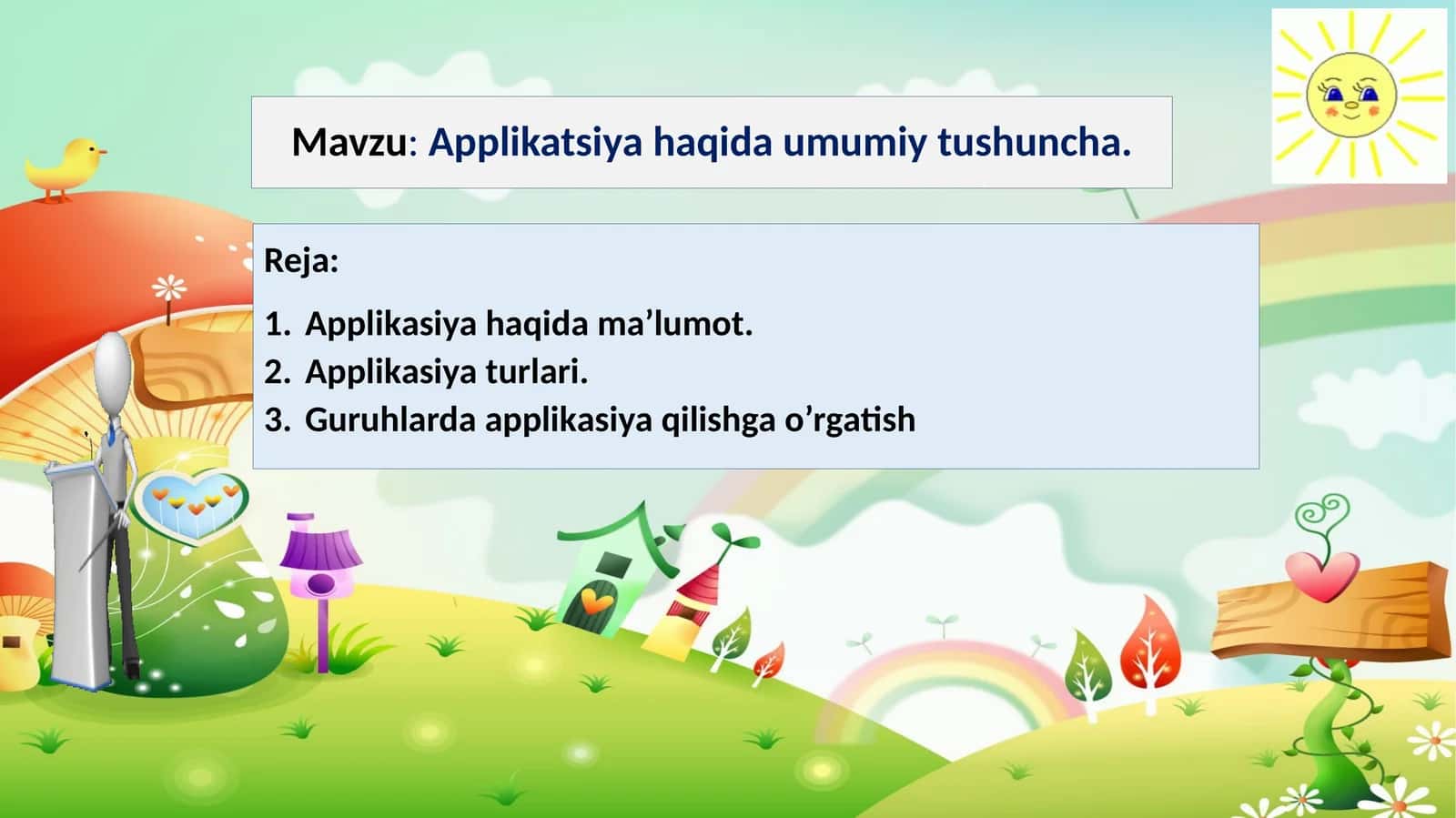 Applikatsiyahaqidaumumiytushuncha