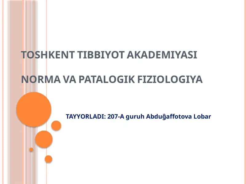 ASAB MARKAZLARI XOSSALARI