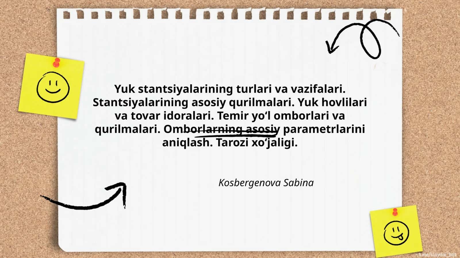 Yuk stantsiyalarining turlari va vazifalari