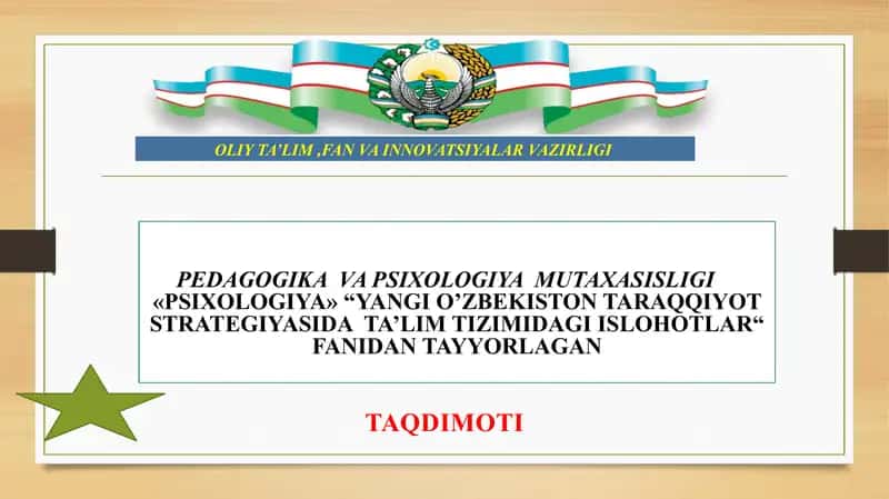 O'zbekistondagi Ta'lim jarayonida Pedagogika Ta'lim Muassasalari Faoliyati va O'rni