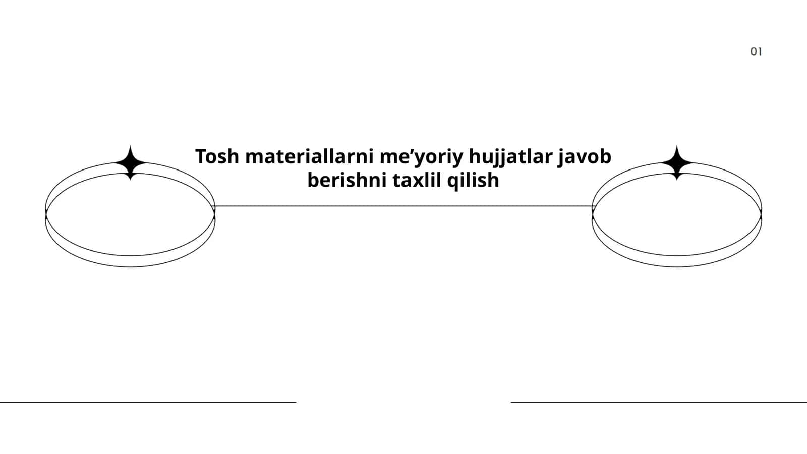 Tosh materiallarni me’yoriy hujjatlar javob berishni taxlil qilish