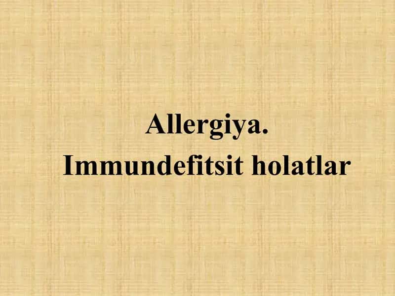 Allergiya