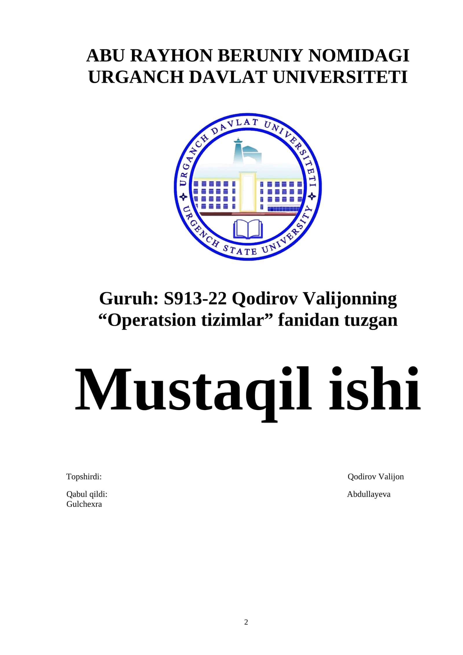 BULUT TEXNOLOGIYALARI VA ULARNING MODELLARI