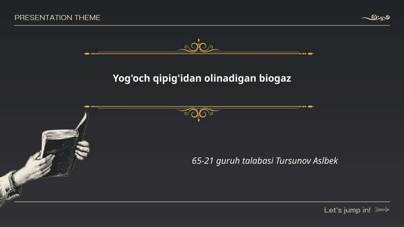Yog'och qipig'idan olinadigan biogaz